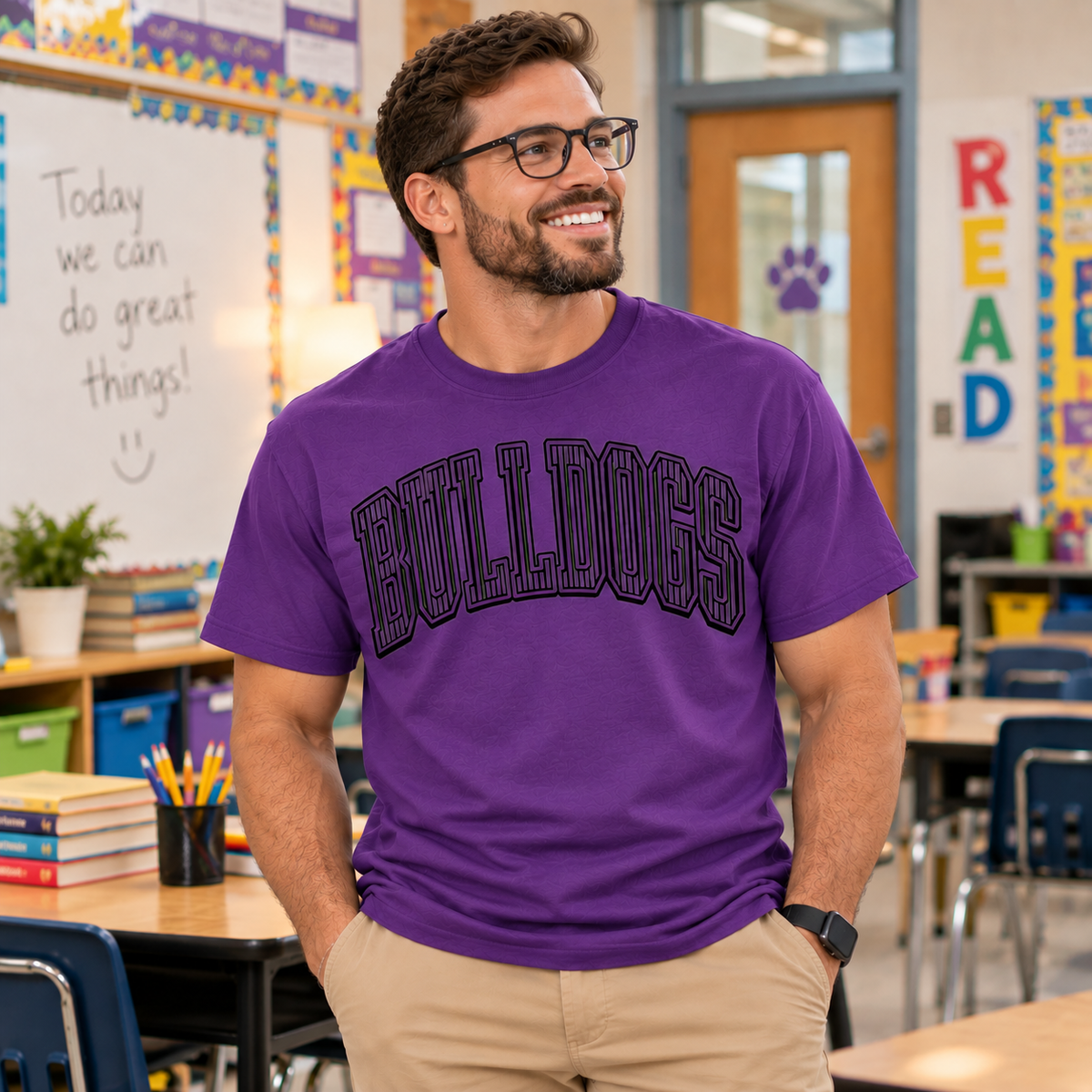 The Bulldog Teacher Tee